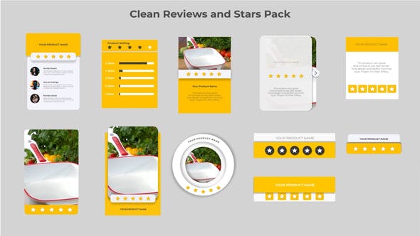 Clean Reviews And 5 Star Pack - Videohive 29946848 Download