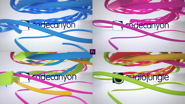 Clean Ribbon Logo Reveals - Download Videohive 22853784