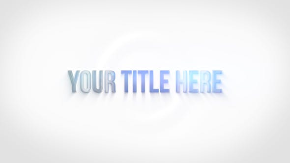 Clean Ripple Title 2 - 28950568 Videohive Download