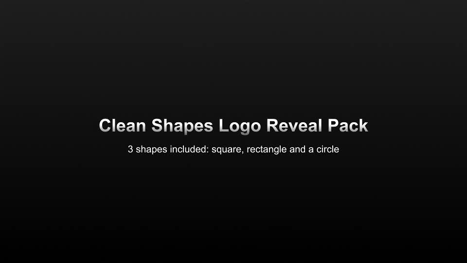 Clean Shapes Logo Reveal Pack - Download Videohive 10115540