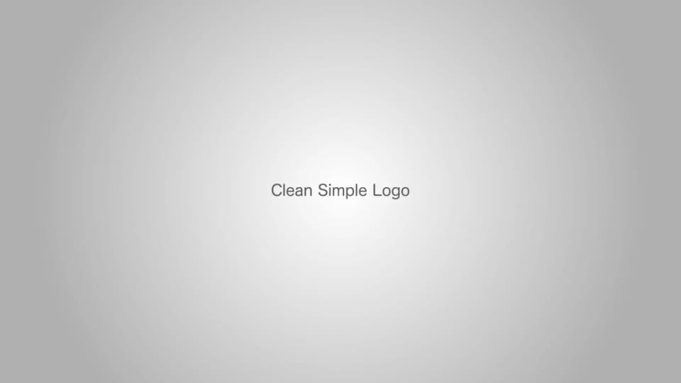 Clean Simple Logo - Download Videohive 6539134