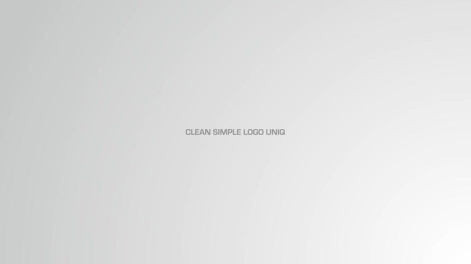 Clean Simple Logo Uniq - Download Videohive 15083481