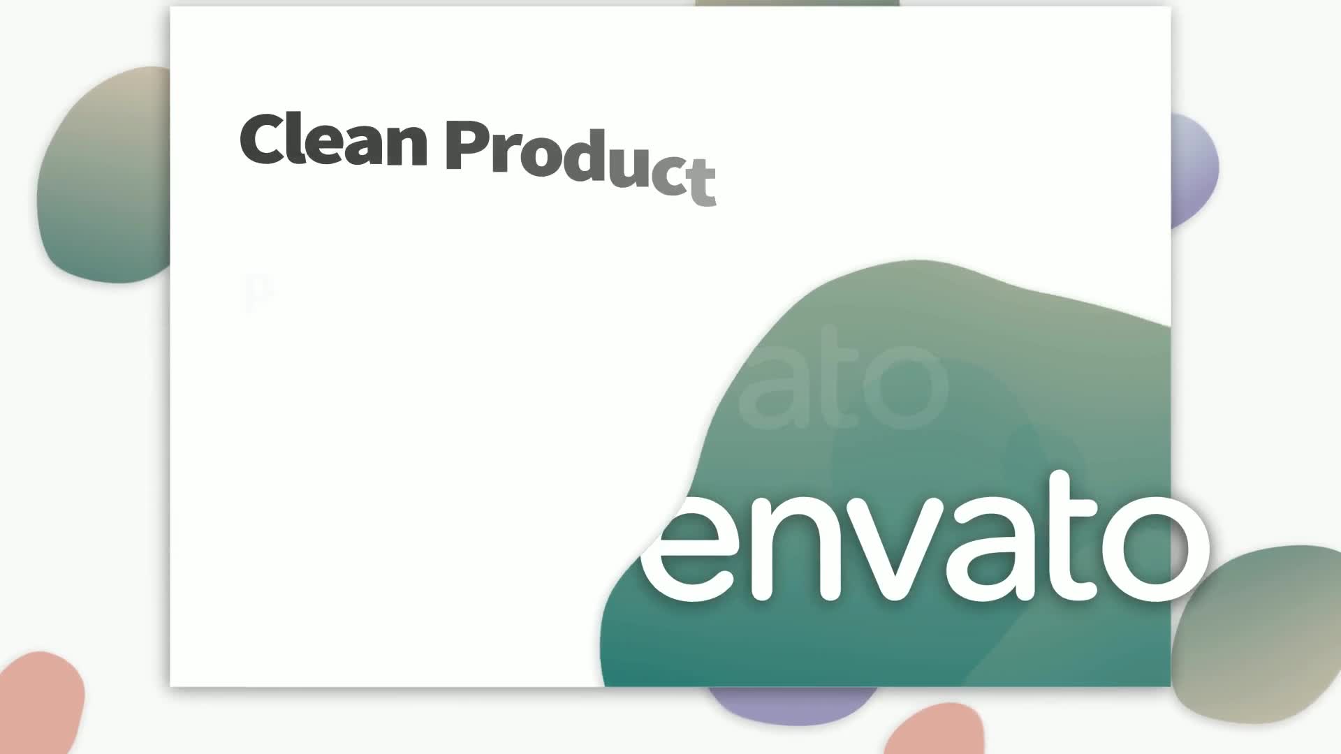 Clean Slide Product Promo Videohive 25890166 After Effects Image 1