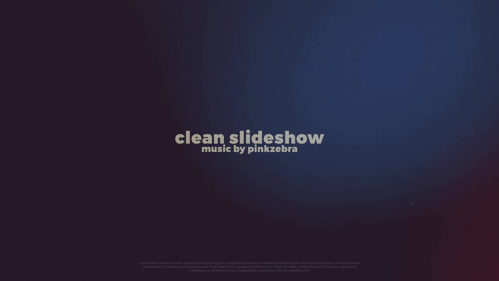 Clean Slideshow - Download Videohive 20027159