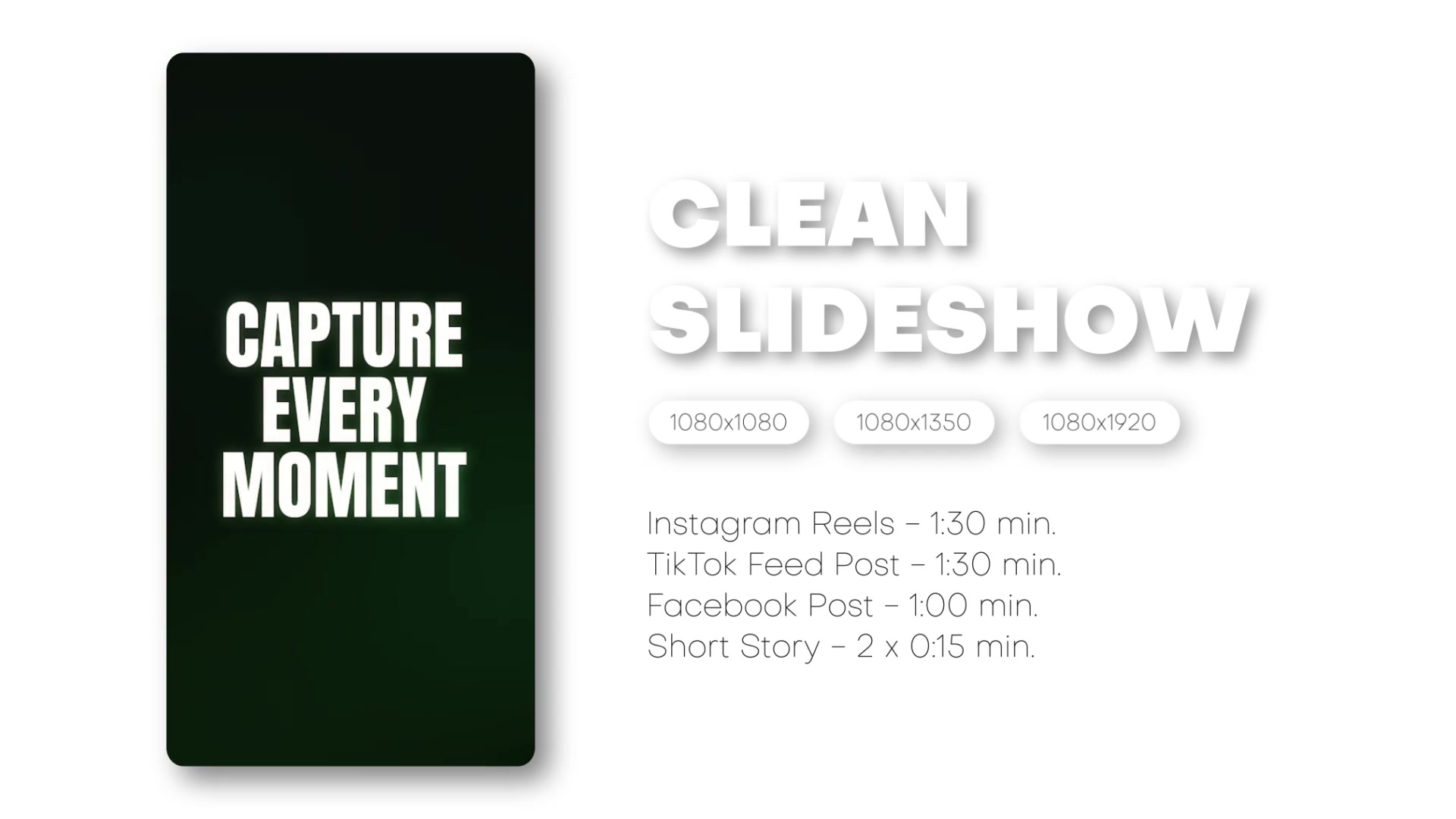 Clean Slideshow Instagram Reels, TikTok Post, Short Stories Videohive 40470203 After Effects Image 10