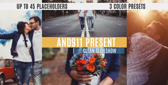 Clean Slideshow - Videohive 10443626 Download