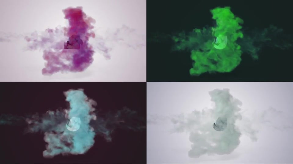 Clean Smoke Logo Reveal Pack - Download Videohive 15380496