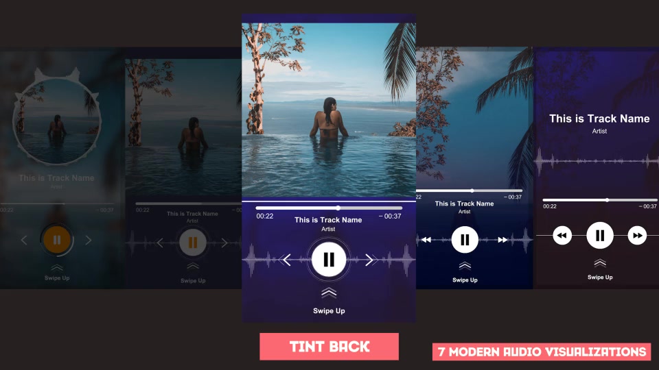 Clean Stories Music Players Videohive 24495980 After Effects Image 8