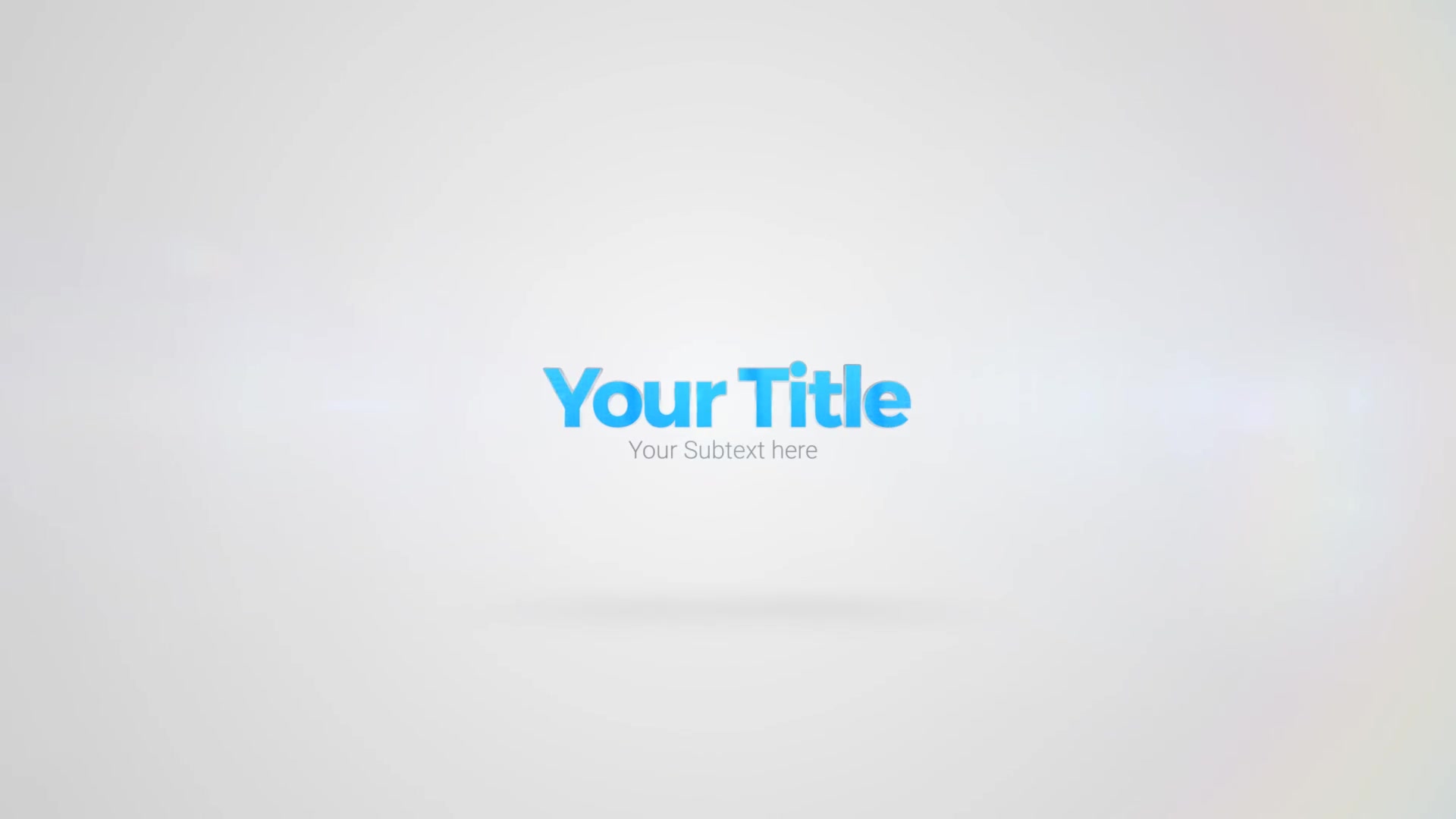 Clean Tech Title - Download Videohive 22487302