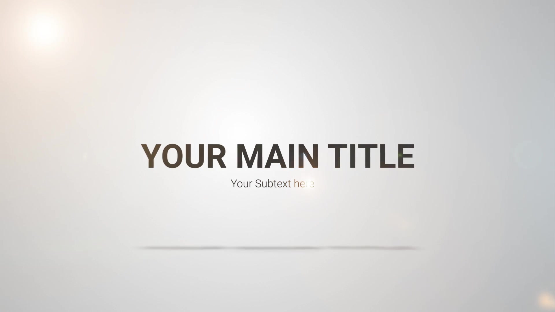 Clean Title Reveal - Download Videohive 21817502