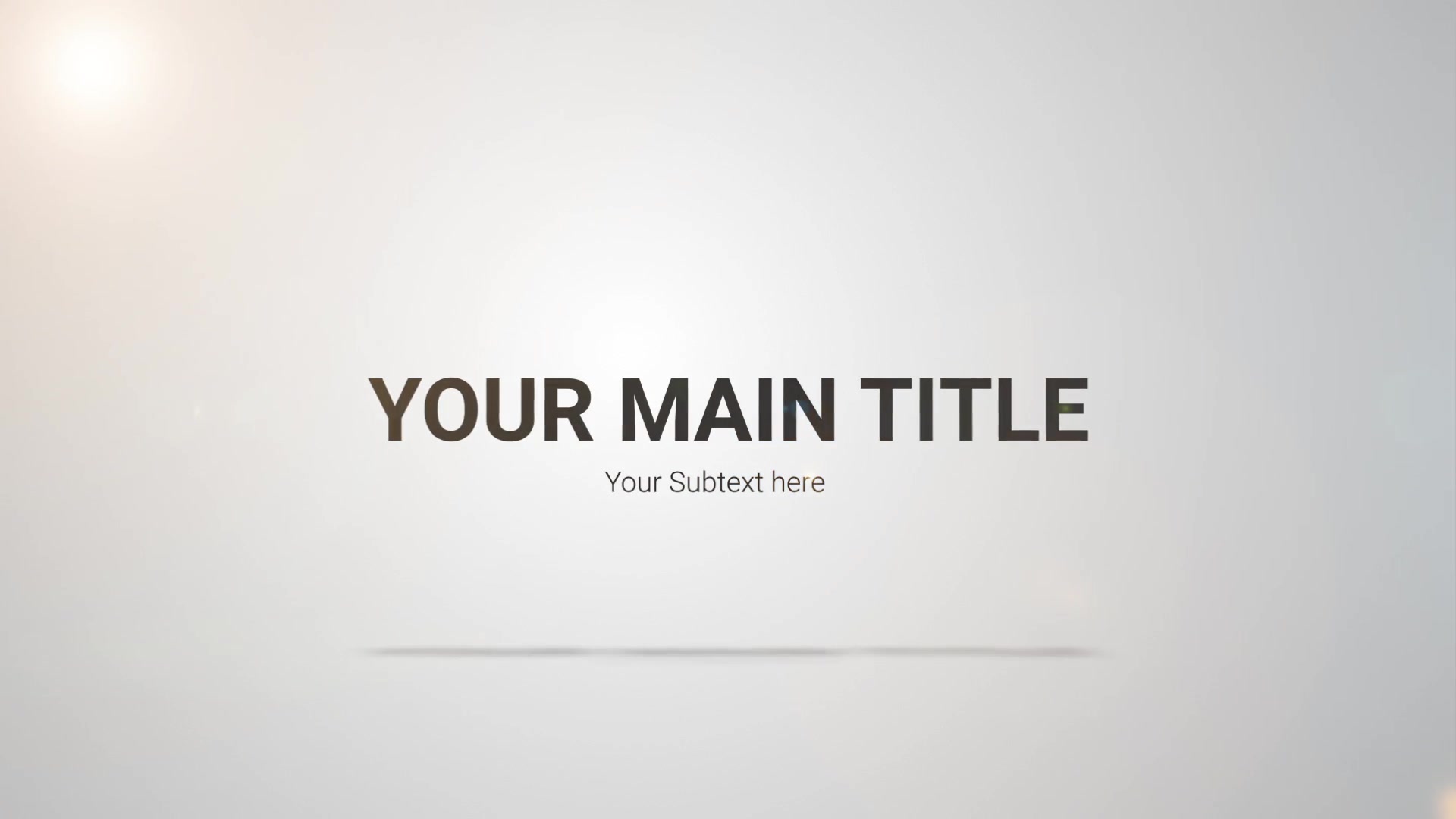 Clean Title Reveal - Download Videohive 21817502