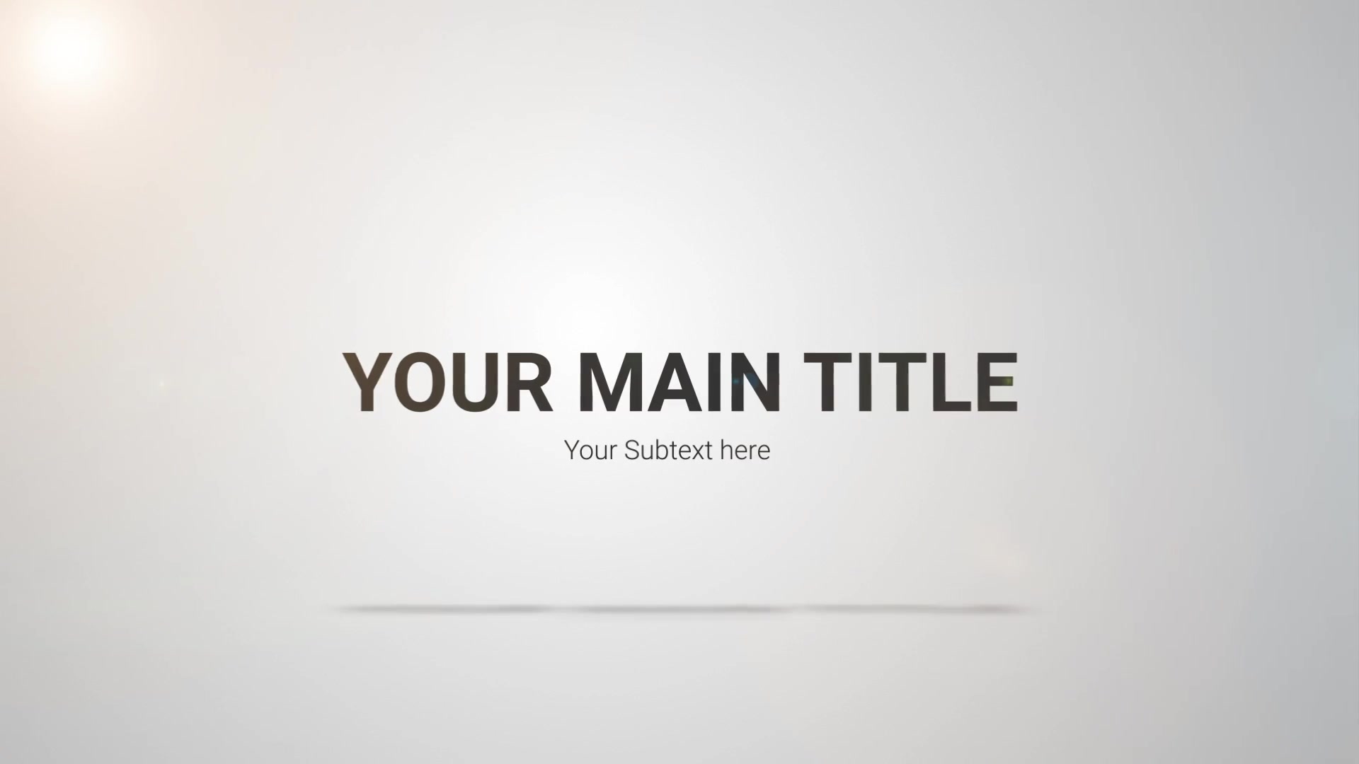 Clean Title Reveal - Download Videohive 21817502