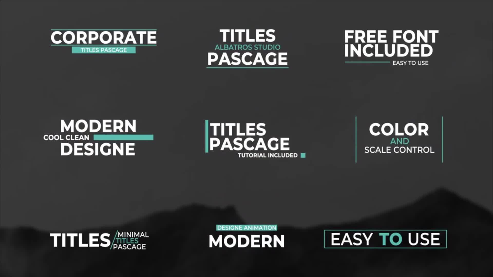Clean Titles 1.0 | After Effects Videohive 36268052 After Effects Image 1