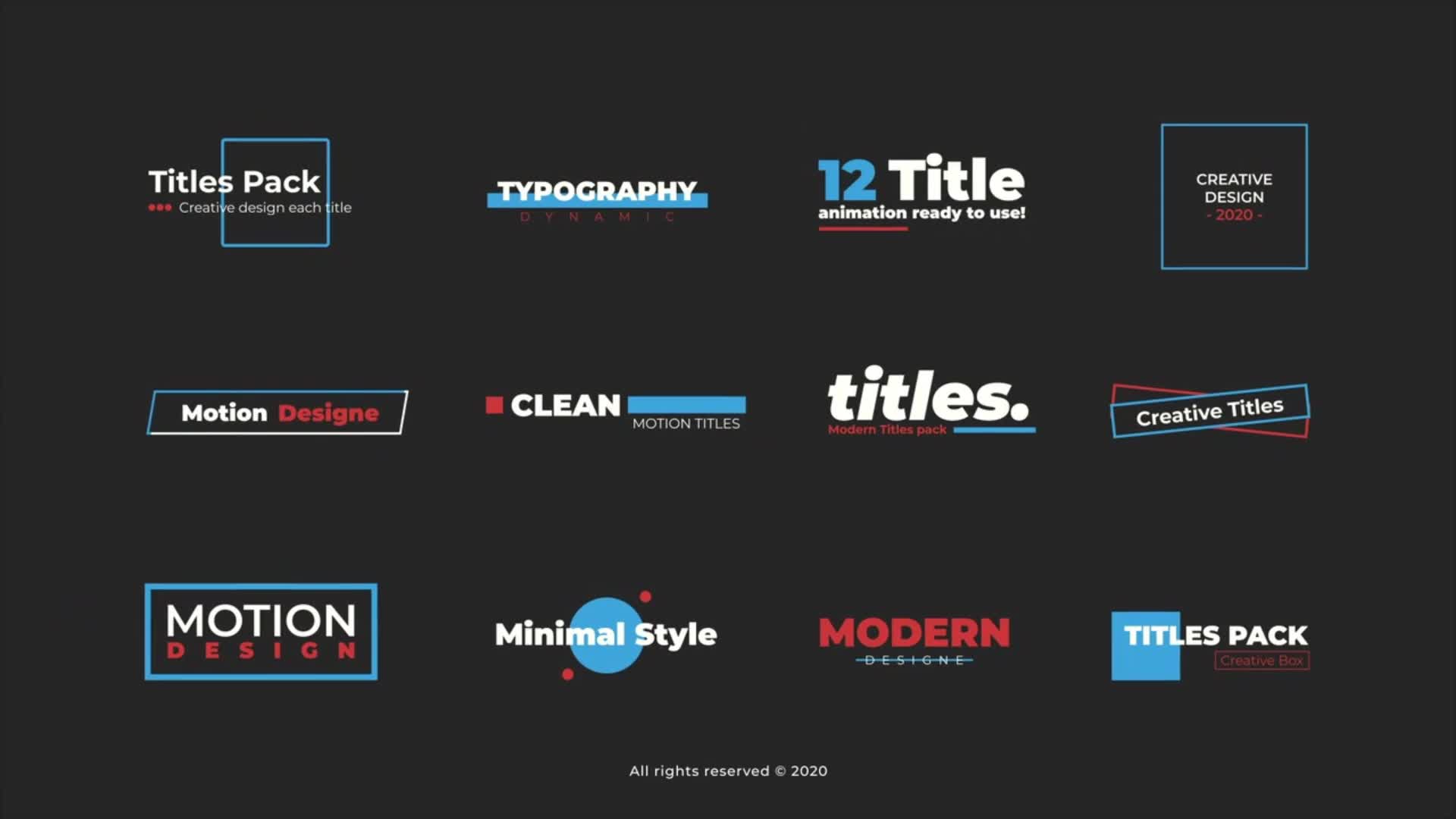 Clean Titles 2.0 | After Effects Videohive 36268063 After Effects Image 1