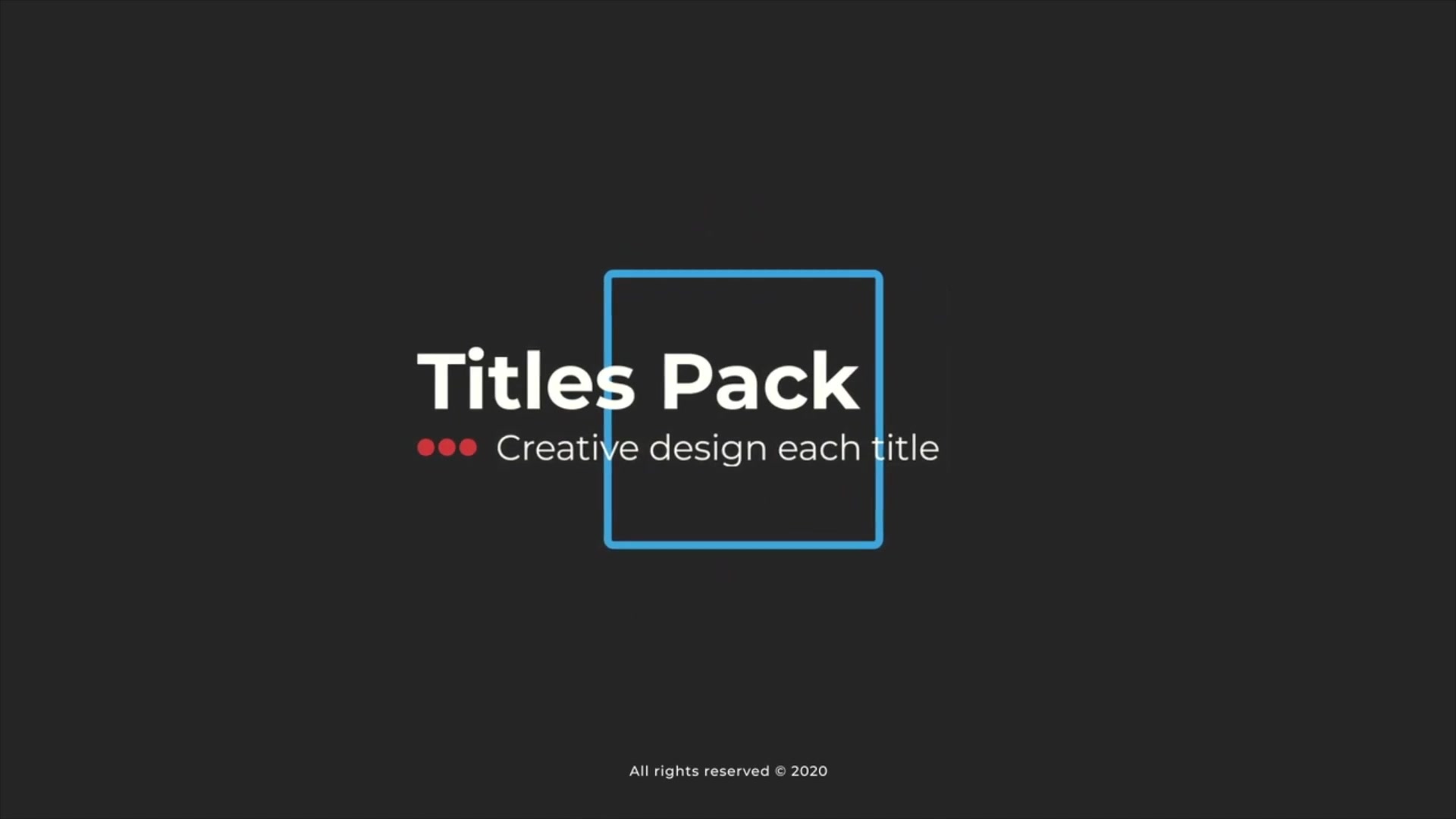 Clean Titles 2.0 | After Effects Videohive 36268063 After Effects Image 4