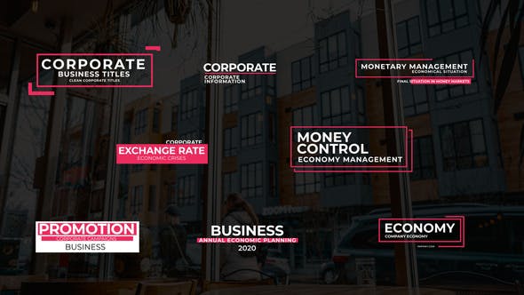 Clean Titles Corporate - Download Videohive 27326646