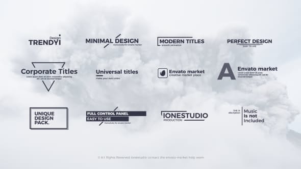 Clean Titles - Download Videohive 20230052