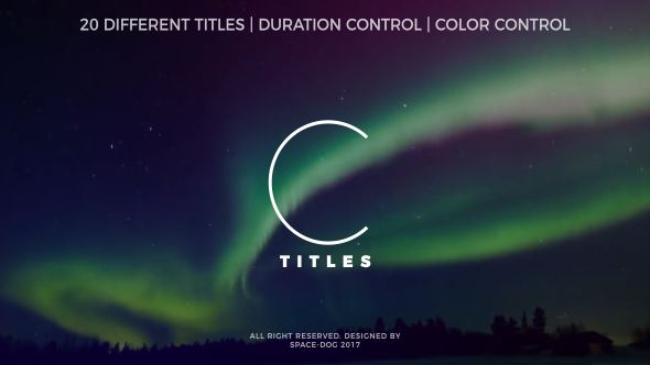 Clean Titles - Download Videohive 20265516