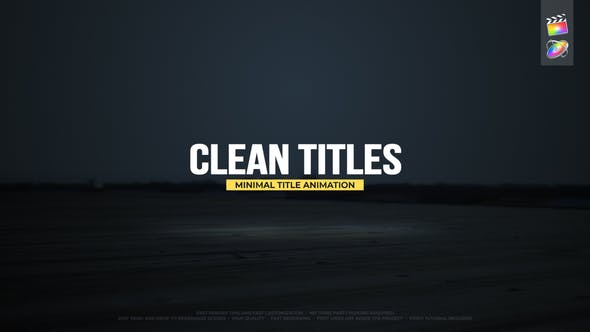 Clean Titles for FCPX - 33974273 Download Videohive