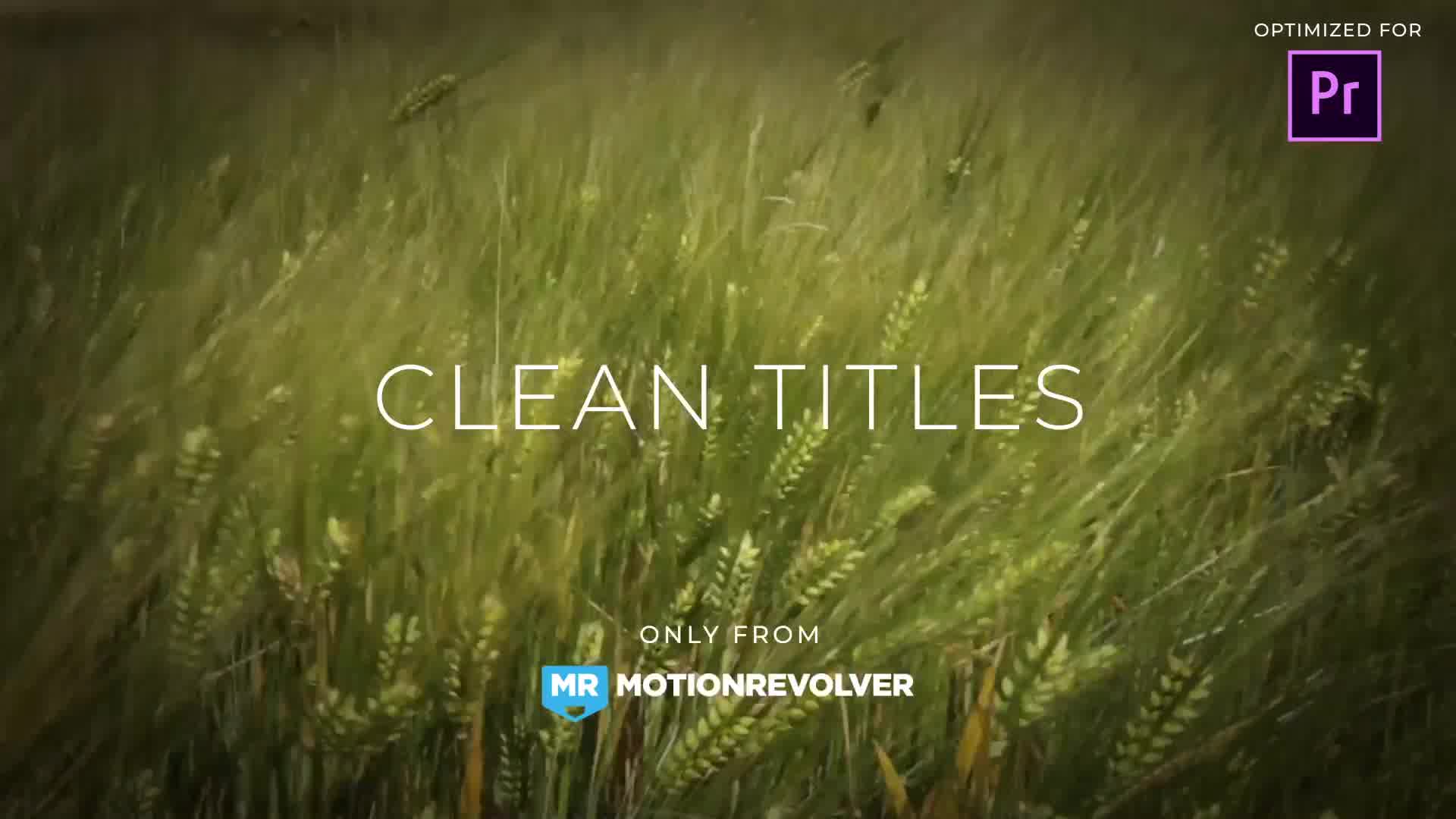 Clean Titles & Lower Thirds | MOGRT for Premiere Pro - Download Videohive 21879670