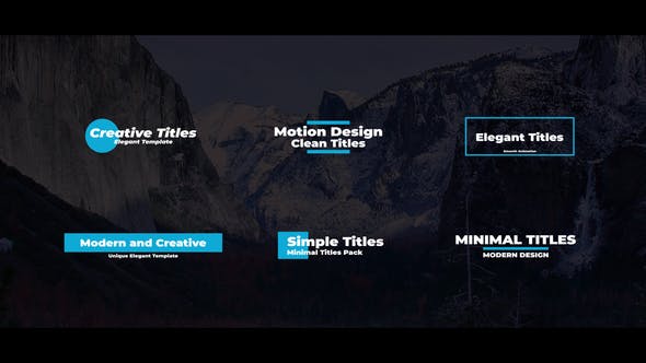 Clean Titles Pack For Premiere Pro - Download Videohive 30027864