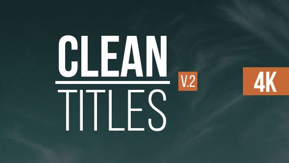 Clean Titles V.2 - 16318827 Download Videohive