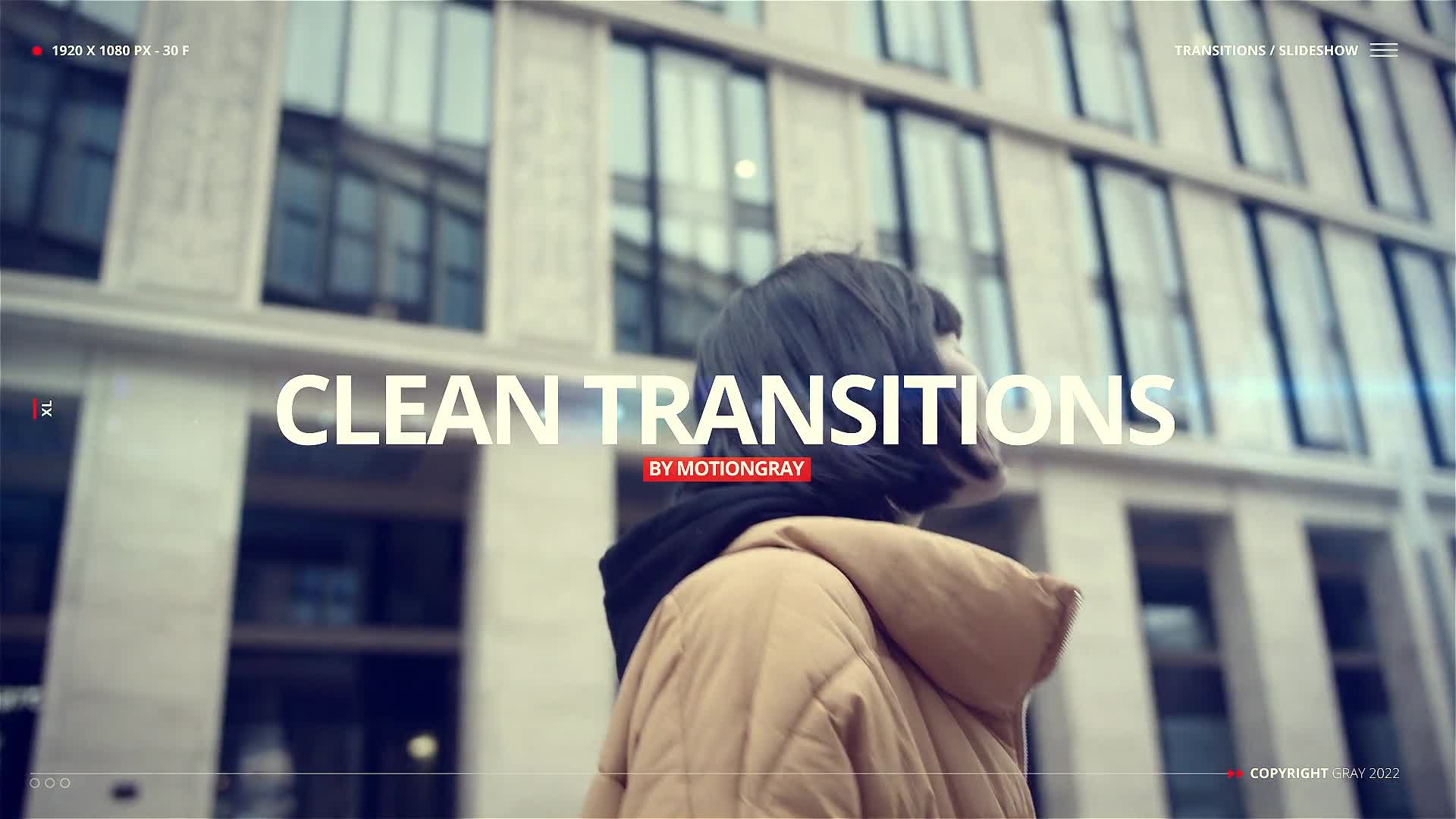 Clean Transitions Videohive 39949596 After Effects Image 1