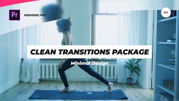 Clean Transitions Package For Premiere Pro - Videohive 32541399 Download