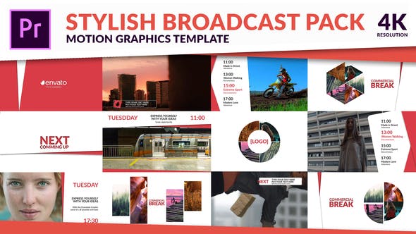 Clean TV Stylish Broadcast Pack - Videohive Download 22056227