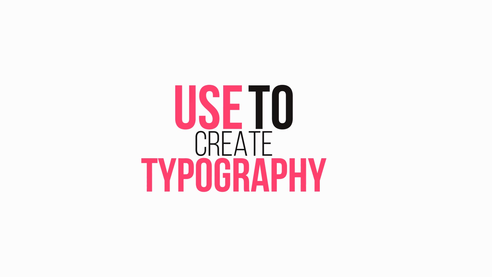 Clean Typography - Download Videohive 18285506