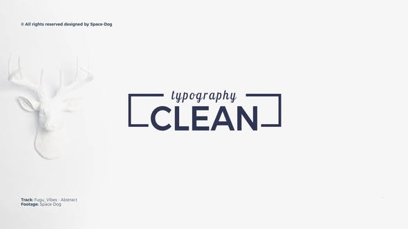 Clean Typography | Premiere Pro - 24557218 Videohive Download