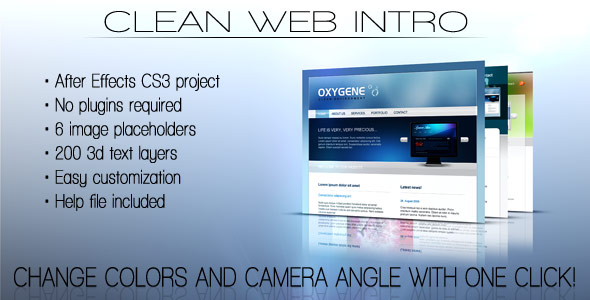 Clean Web Intro - Download Videohive 156571
