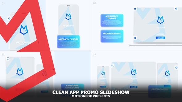 Clean Website & App Promo - 27874316 Videohive Download