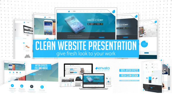 Clean Website Presentation 2 in 1 - Download Videohive 10941864