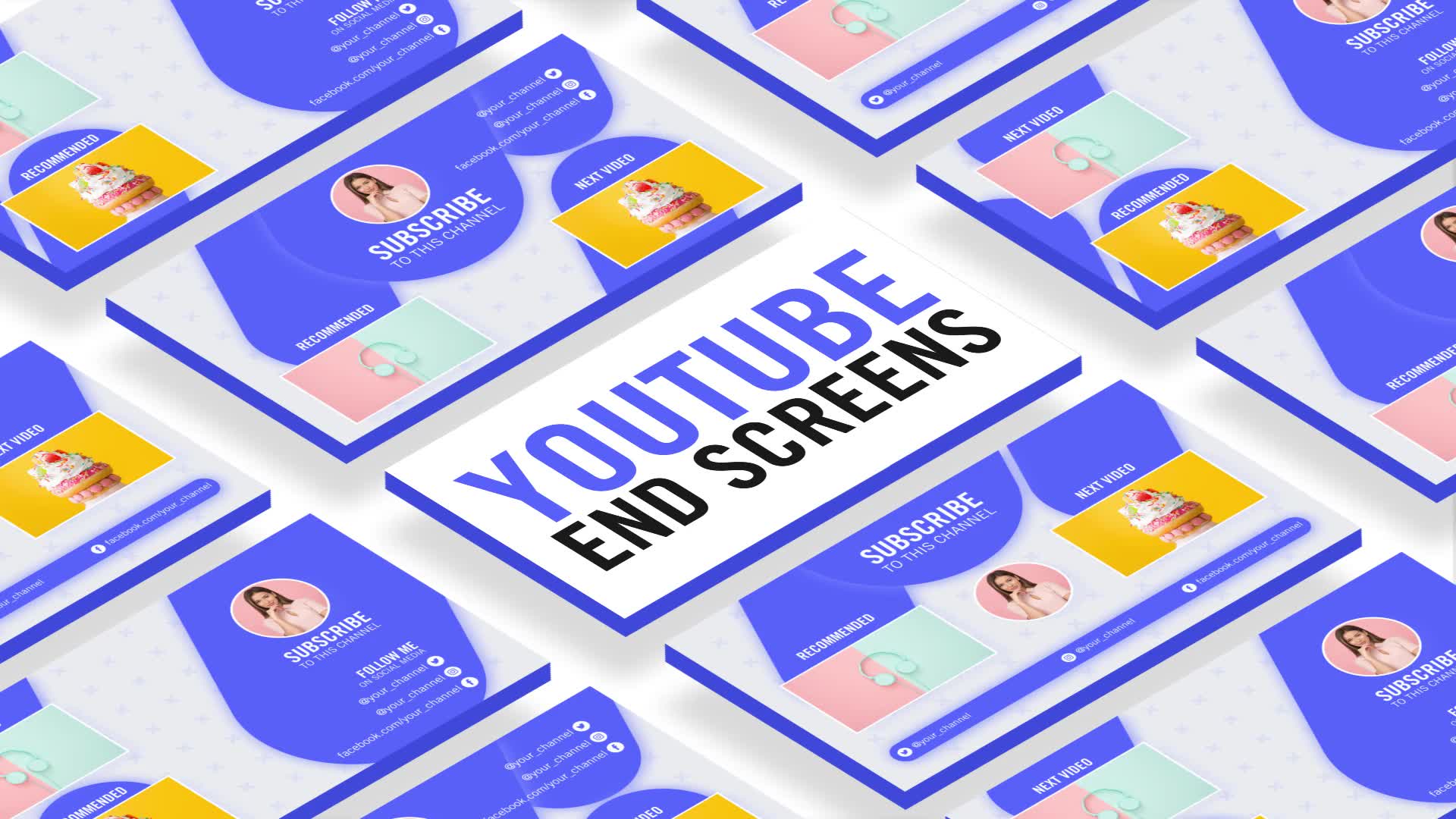 Clean Youtube End Screens Videohive 27066798 Premiere Pro Image 10