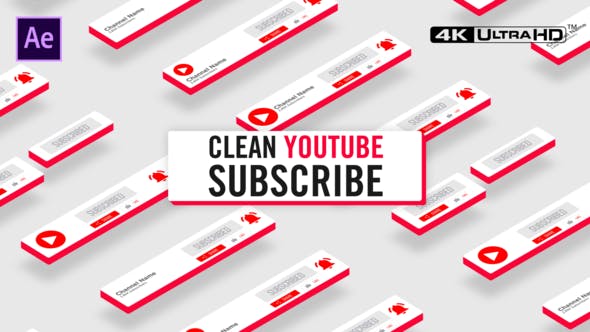 Clean Youtube Subscribe - Videohive 26355504 Download