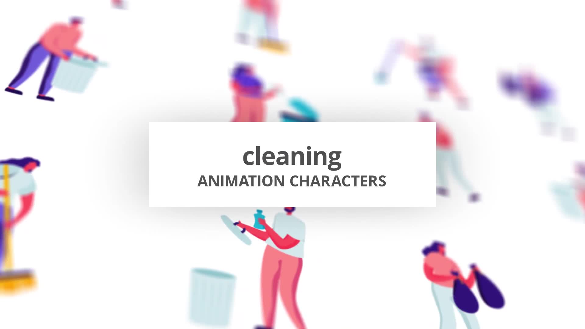 Cleaning Character Set Videohive 30142928 After Effects Image 1