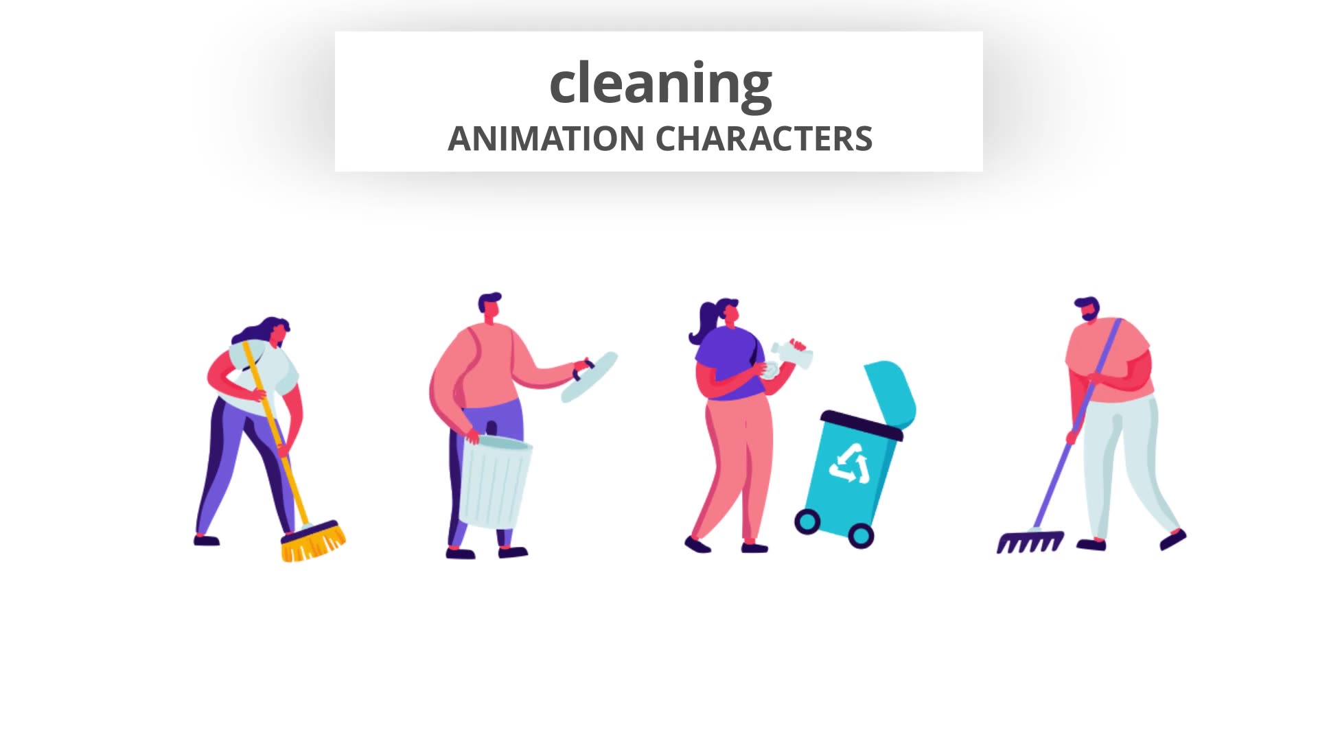 Cleaning Character Set Videohive 30142928 After Effects Image 7