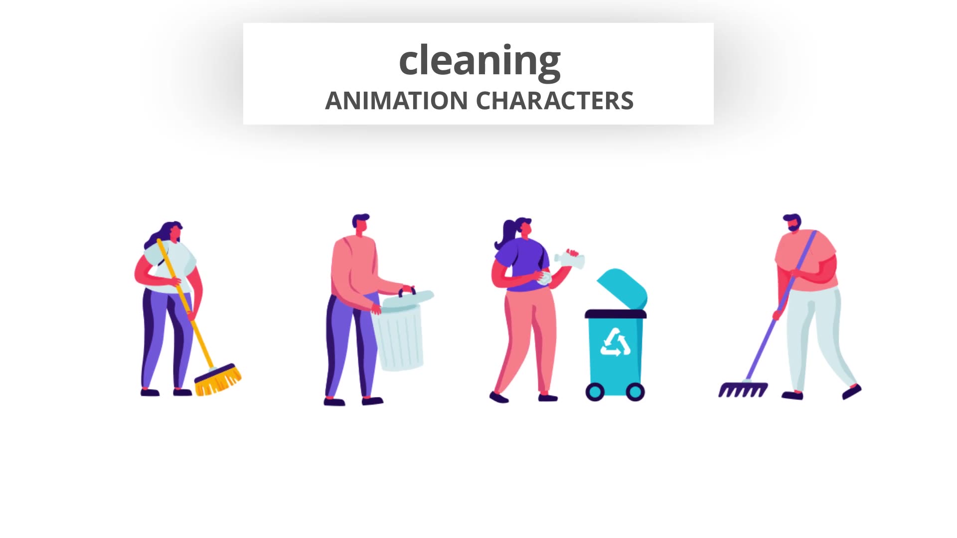 Cleaning Character Set Videohive 30142928 After Effects Image 8