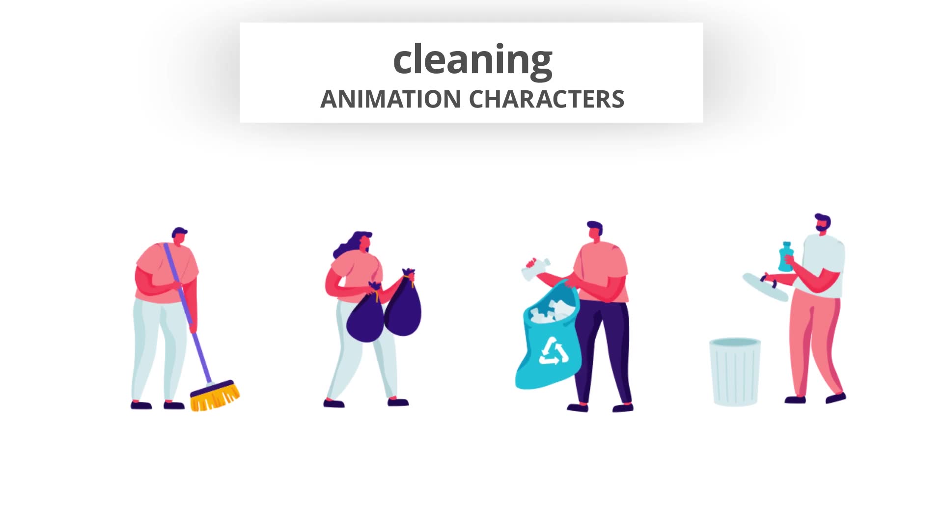 Cleaning Character Set Videohive 30142928 After Effects Image 9
