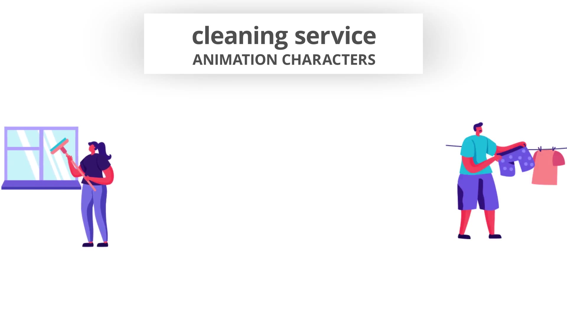 Cleaning service Character Set Videohive 32842622 After Effects Image 6
