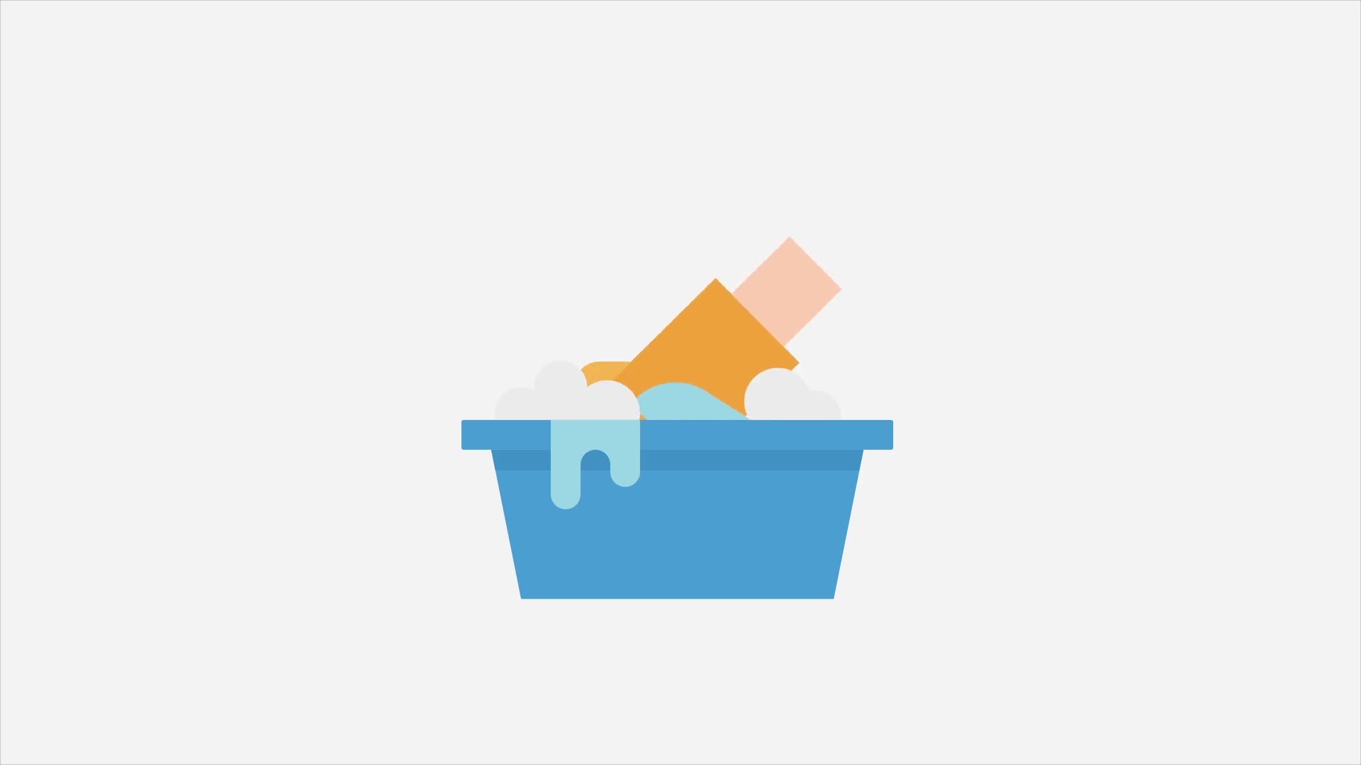 Cleaning & Washing Modern Flat Animated Icons Videohive 25260392 After Effects Image 1