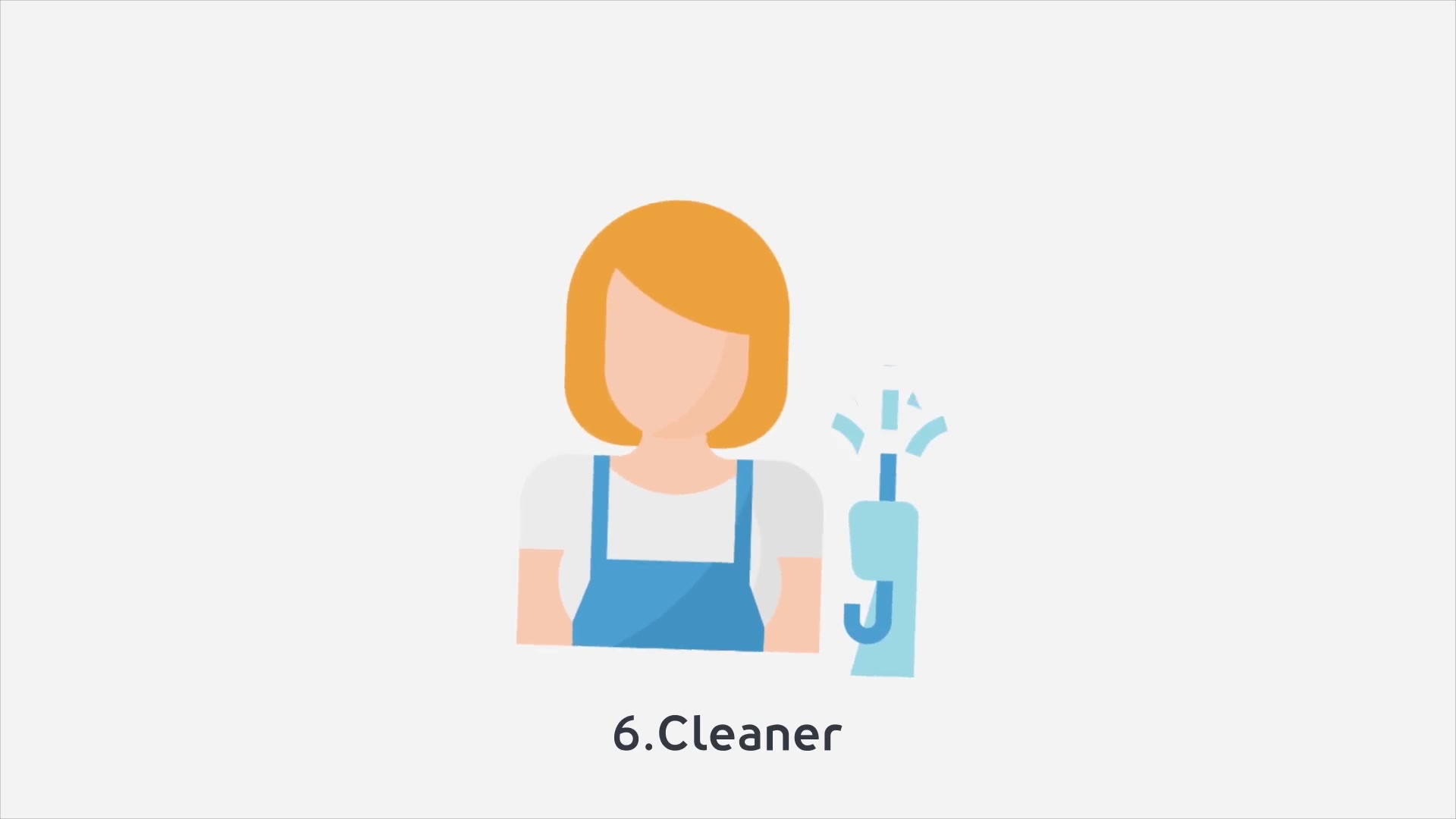 Cleaning & Washing Modern Flat Animated Icons Videohive 25260392 After Effects Image 8