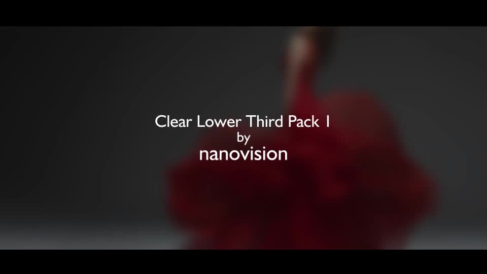 Clear Lower Third Pack 1 Videohive 11973366 After Effects Image 1