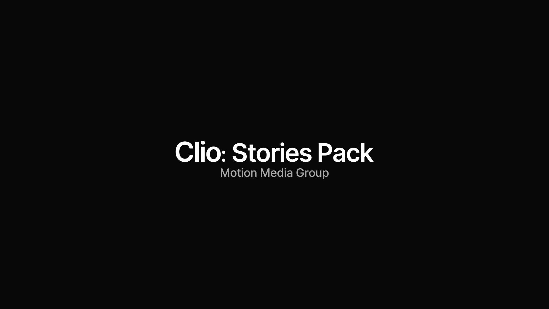 Clio | Stories Pack Videohive 30958277 After Effects Image 11