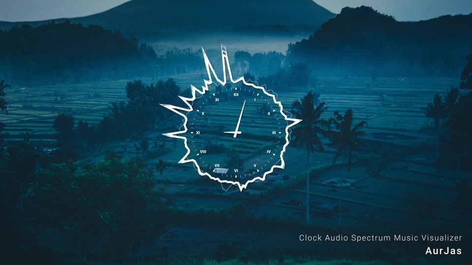 Clock Audio Spectrum Music Visualizer Videohive 31028201 After Effects Image 10