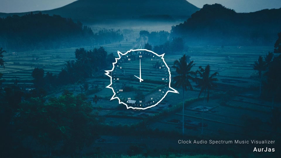 Clock Audio Spectrum Music Visualizer Videohive 31028201 After Effects Image 11