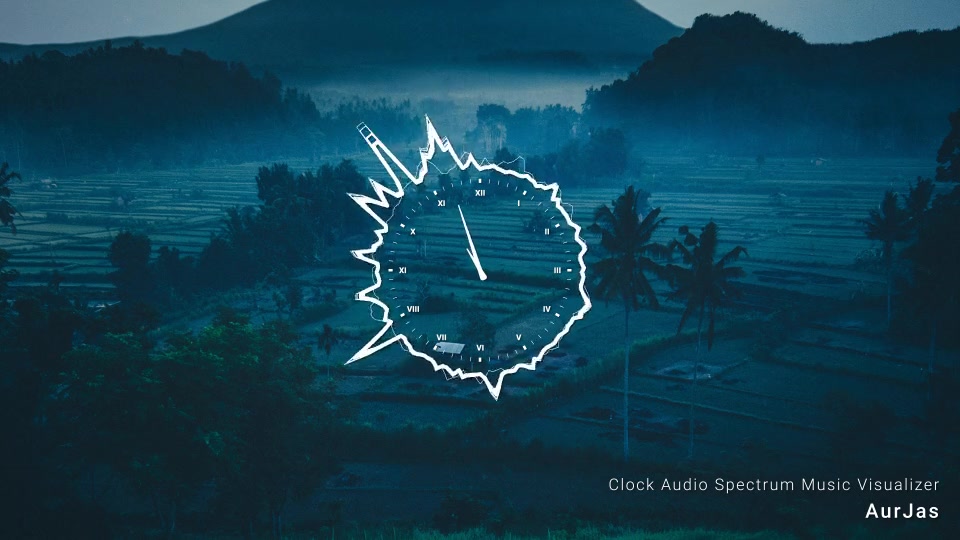Clock Audio Spectrum Music Visualizer Videohive 31028201 After Effects Image 12