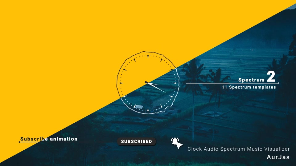 Clock Audio Spectrum Music Visualizer Videohive 31028201 After Effects Image 4
