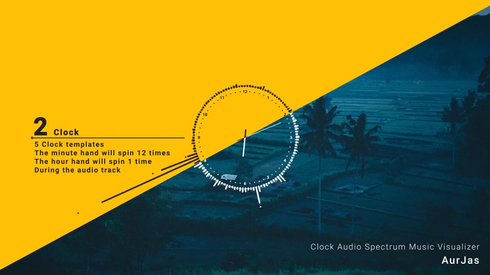 Clock Audio Spectrum Music Visualizer Videohive 31028201 After Effects Image 7